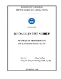 Khóa luận tốt nghiệp Quản trị kinh doanh: Một số giải pháp cải thiện tình hình sử dụng vốn lưu động của công ty cổ phần công nghệ và thương mại Trang Khanh