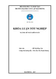 Khóa luận tốt nghiệp Kế toán - Kiểm toán: Hoàn thiện công tác kế toán tài sản cố định tại công ty TNHH Thương mại và Giao nhận Minh Trung