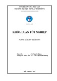 Khóa luận tốt nghiệp Kế toán - Kiểm toán: Hoàn thiện tổ chức kế toán thanh toán với người mua  – người bán tại Công ty TNHH Thuốc lá Hải Phòng