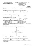 Đề kiểm tra 1 tiết Đại số Giải tích 11 chương 1 năm 2018-2019 có đáp án - Trường THPT Đoàn Thượng