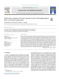 Performance evaluation of reactive powder concrete with polypropylene fibers at elevated temperatures