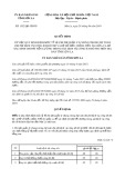 Quyết định số 1552/2019/QĐ-UBND tỉnh Sơn La