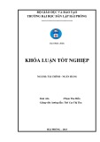 Khóa luận tốt nghiệp Tài chính - Ngân hàng: Một số giải pháp nâng cao chất lượng tín dụng tài trợ dự án đầu tư tại ngân hàng TMCP Sài Gòn Thương Tín chi nhánh Hải Phòng