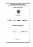 Khóa luận tốt nghiệp Quản trị doanh nghiệp: Tái cấu trúc nguồn vốn tại công ty TNHH MTV Cảng Hải Phòng để phù hợp với môi trường kinh doanh