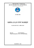 Khóa luận tốt nghiệp Kế toán - Kiểm toán: Hoàn thiện công tác kế toán doanh thu, chi phí và xác định kết quả kinh doanh Công ty cổ phần đầu tư HT VINA