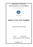 Khóa luận tốt nghiệp Kế toán - Kiểm toán: Một số biện pháp cải thiện tình hình tài chính tại Công ty TNHH Thương mại Dương Hưng