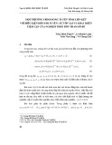 Một phương trình sóng tuyến tính liên kết với điều kiện biên phi tuyến: Sự tồn tại và khai triển tiệm cận của nghiệm theo bốn tham số bé