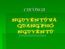 Bài giảng môn học Hóa đại cương: Chương 2 - Huỳnh Kỳ Phương Hạ