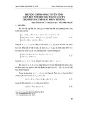 Phương trình sóng tuyến tính liên kết với một bài toán Cauchy cho phương trình vi phân thường