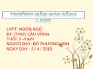 Bài giảng Mầm non: Thơ cầu vồng