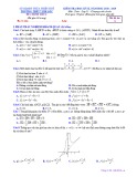 Đề thi học kì 2 môn Toán 11 năm 2018-2019 có đáp án - Trường THPT Vinh Lộc