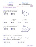 Đề thi học kì 2 môn Toán 11 năm 2018-2019 có đáp án - Trường THPT Nguyễn Quang Diêu