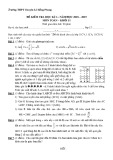 Đề thi học kì 1 môn Toán lớp 11 năm 2018-2019 có đáp án - Trường THPT chuyên Lê Hồng Phong