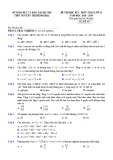 Đề thi học kì 1 môn Toán 11 năm 2018-2019 - Trường THPT Nguyễn Thị Minh Khai