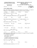 Đề thi học kì 2 môn Toán 11 năm 2018-2019 - Trường THPT chuyên Lê Khiết