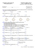 Đề thi học kì 1 môn Toán 11 năm 2018-2019 - Trường THPT Ứng Hòa A