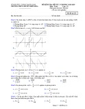 Đề thi học kì 1 môn Toán 11 năm 2018-2019 có đáp án - Trường THPT chuyên Biên Hòa