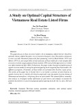 A study on optimal capital structure of Vietnamese real estate listed firms