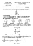 Đề kiểm tra giữa HK1 môn Toán 12 năm 2019-2020 - Trường THPT Việt Đức