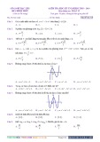 Đề thi học kì 1 môn Toán 12 năm 2018-2019 có đáp án - Sở GD&ĐT Bạc Liêu