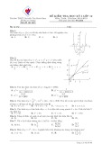Đề thi học kì 1 môn Toán 12 năm 2018-2019 - Trường THPT Nguyễn Thị Minh Khai