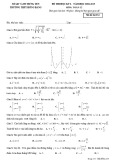 Đề thi học kì 1 môn Toán 12 năm 2018-2019 có đáp án - Trường THPT Hồng Bàng
