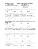 Đề thi học kì 2 môn Toán 12 năm 2018-2019 có đáp án - Trường THPT Nguyễn Chí Thanh
