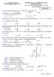 Đề thi KSCL lần 1 môn Toán 12 năm 2018-2019 có đáp án - Trường THPT Trần Hưng Đạo