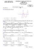 Đề thi KSCL lần 1 môn Toán 12 năm 2018-2019 có đáp án - Trường THPT Nhã Nam