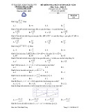 Đề thi KSCL đầu năm môn Toán 12 năm 2018-2019 có đáp án - Trường THCS&THPT Lương Thế Vinh