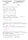 Đề thi KSCL lần 1 môn Toán 12 năm 2018-2019 có đáp án - Trường THPT Cộng Hiền