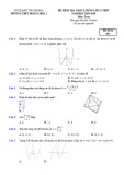 Đề thi KSCL môn Toán 12 năm 2018-2019 - Trường THPT Hoằng Hóa 2