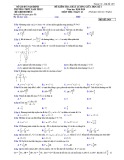 Đề kiểm tra giữa HK1 môn Toán 12 năm 2018-2019 có đáp án - Trường THPT Nam Trực