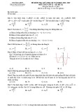 Đề kiểm tra giữa HK1 môn Toán 12 năm 2018-2019 có đáp án - Trường THPT Trần Nguyên Hãn