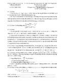 Đề thi chọn HSG cấp tỉnh môn Toán 12 năm 2018-2019 có đáp án - Sở GD&ĐT Quảng Ninh (Bảng A)