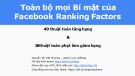 Bài giảng 40 thuật toán tăng hạng và 16 thuật toán phạt làm giảm hạng