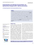 Improving hairy root induction of Urena lobata L. by Agrobacterium rhizogenes ATCC 15834 by some factor