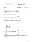 Đề thi học kì 2 môn Toán 7 năm 2016-2017 - Trường THCS Dương Phúc Tư