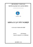 Khóa luận tốt nghiệp Kế toán - Kiểm toán: Một số biện pháp nhằm nâng cao hiệu quả hoạt động kinh doanh tại Công ty Cổ phần Lisemco 3