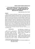 Evaluating results of trial application of some clinical teaching - Learning methods for medical students of Haiphong University of Medicine and Pharmacy