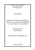 Tóm tắt luận văn Thạc sĩ: Nghiên cứu mức độ công bố thông tin trên báo cáo tài chính giữa niên độ bởi các công ty niêm yết ở Việt Nam và Philippines