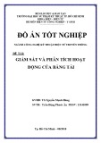 Đồ án tốt nghiệp: Giám sát và phân tích hoạt động của băng tải