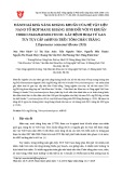 Đánh giá khả năng kháng khuẩn của hệ vật liệu nano tổ hợp mang kháng sinh đối với vi khuẩn Vibrio parahaemolyticus gây bệnh hoại tử gan tuy tụy cấp (AHPNS) trên tôm chân trắng Litopenaeus vannamei (Boone 1931)