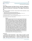 Anti-inflammation and anti-cancer activity of ethanol extract of antarctic freshwater microalga, Micractinium sp.