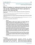 Effect of mistletoe on endometrial stromal cell survival and vascular endothelial growth factor expression in patients with endometriosis