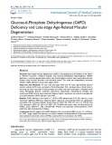 Glucose-6-phosphate dehydrogenase (G6PD) deficiency and late-stage age-related macular degeneration