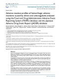 Adverse reaction profiles of hemorrhagic adverse reactions caused by direct oral anticoagulants analyzed using the Food and Drug Administration Adverse Event Reporting System (FAERS) database and the Japanese Adverse Drug Event Report (JADER) database