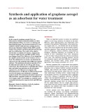 Synthesis and application of graphene aerogel as an adsorbent for water treatment
