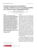 Partitioning of fluoxetine into mixed lipid bilayer containing 1,2-dipalmitoyl-sn-glycero-3-phosphoglycerol (DPPG) and 1,2-distearoyl-sn-glycero-3-phosphocholine (DSPC)