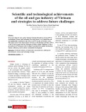 Scientific and technological achievements of the oil and gas industry of Vietnam and strategies to address future challenges